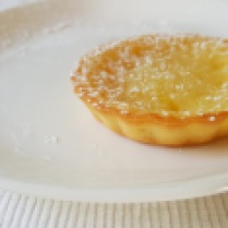 Lemon tart served at Khem Villas